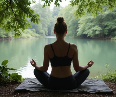 Persona meditando