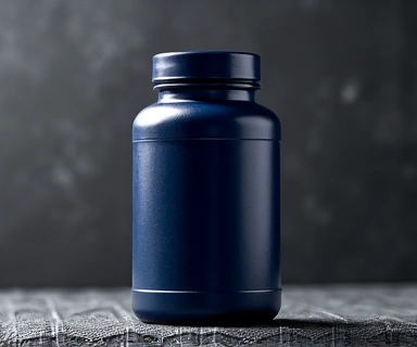Envase de un suplemento de Multivitaminas para hombre