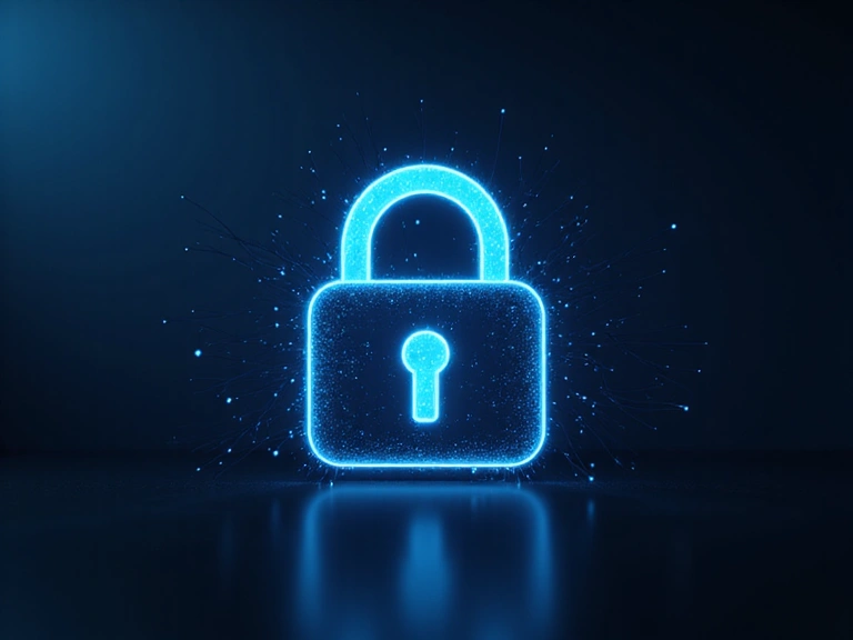Icono de un candado digital simbolizando la seguridad de datos
